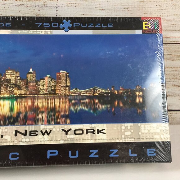 New York, New York BGI Puzzle pre-9/11 Panoramic 3Ft Year 2000 - Picture 3 of 10